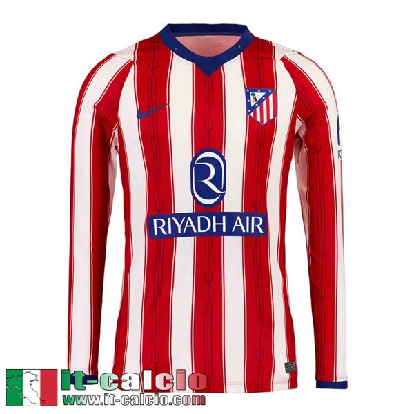 Maglie Calcio Atletico Madrid Prima Uomo Maniche Lunghe 26 27