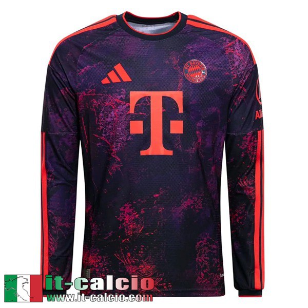 Maglie Calcio Bayern Monaco Terza Uomo Maniche Lunghe 26 27