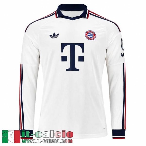 Maglie Calcio Bayern Monaco Seconda Uomo Maniche Lunghe 26 27
