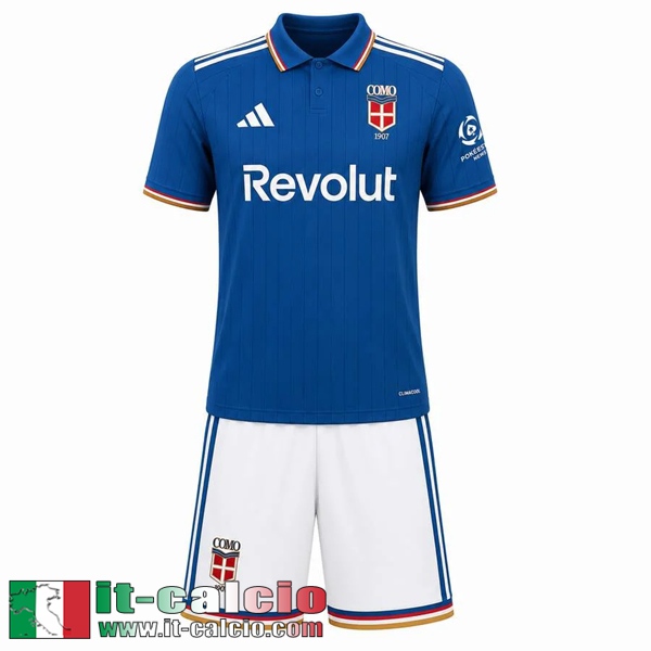 Maglie Calcio Como 1907 Prima Bambini 26 27