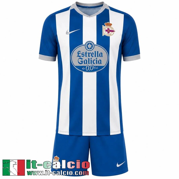 Maglie Calcio Deportivo La Coruna Prima Bambini 26 27