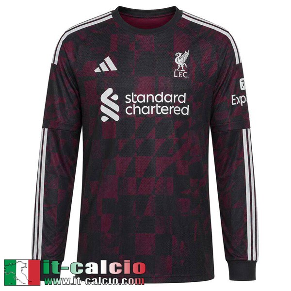 Maglie Calcio Liverpool Terza Uomo Maniche Lunghe 26 27