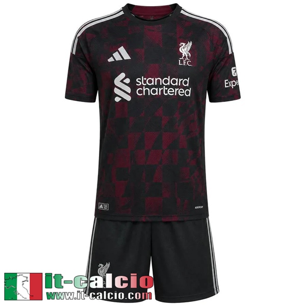 Maglie Calcio Liverpool Terza Bambini 26 27