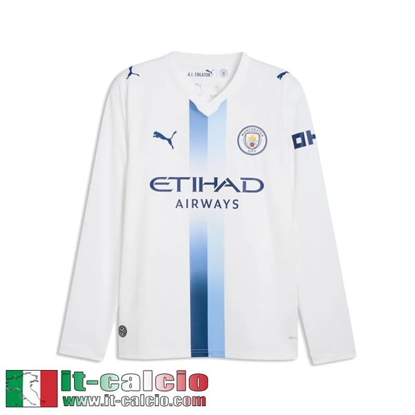 Maglie Calcio Manchester City Terza Uomo Maniche Lunghe 26 27
