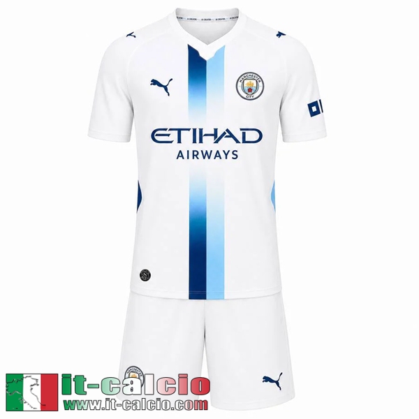 Maglie Calcio Manchester City Terza Bambini 26 27