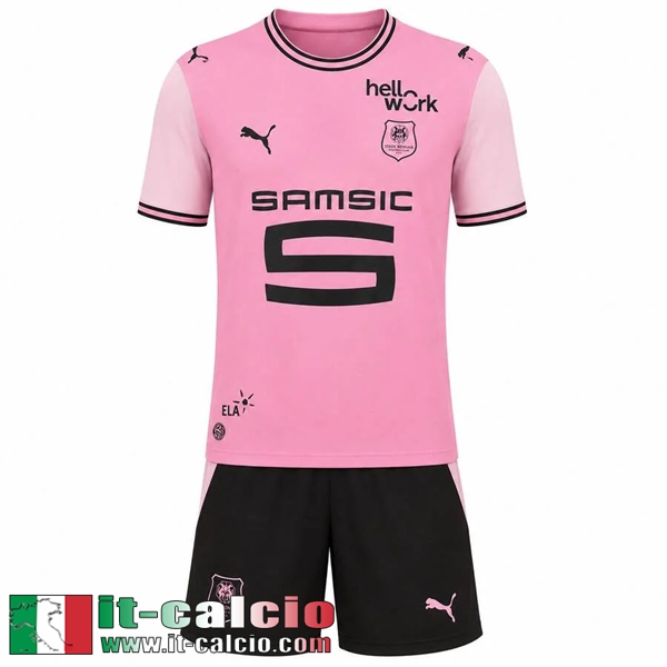 Maglie Calcio Stade Rennais Terza Bambini 26 27