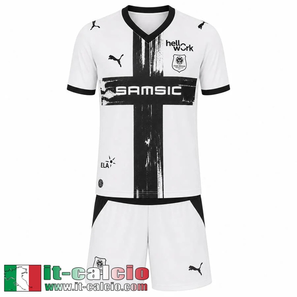 Maglie Calcio Stade Rennais Seconda Bambini 26 27