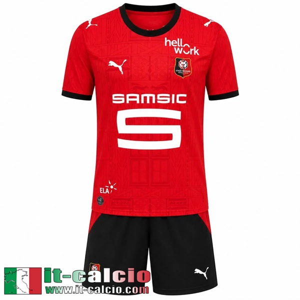 Maglie Calcio Stade Rennais Prima Bambini 26 27