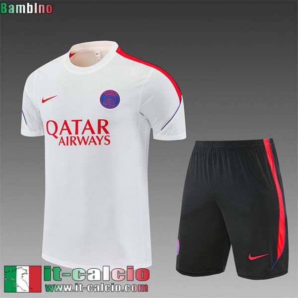 KIT: Magliette a maniche corte PSG Bambini 26 27 H1095