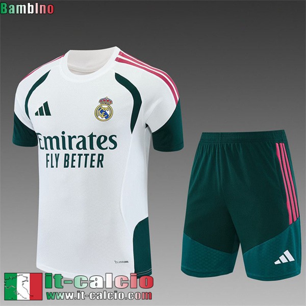 KIT: Magliette a maniche corte Real Madrid Bambini 26 27 H1125