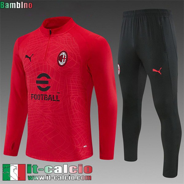 KIT: Tute Calcio AC Milan Bambini 26 27 C1315