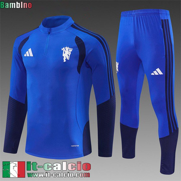 KIT: Tute Calcio Manchester United Bambini 26 27 C1323