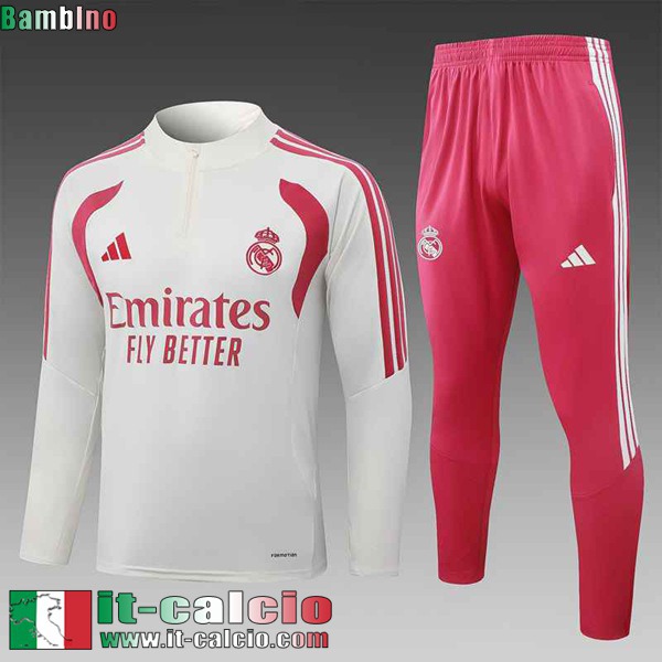 KIT: Tute Calcio Real Madrid Bambini 26 27 C1344