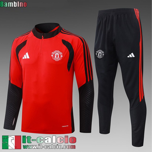 KIT: Tute Calcio Manchester United Bambini 26 27 C1358