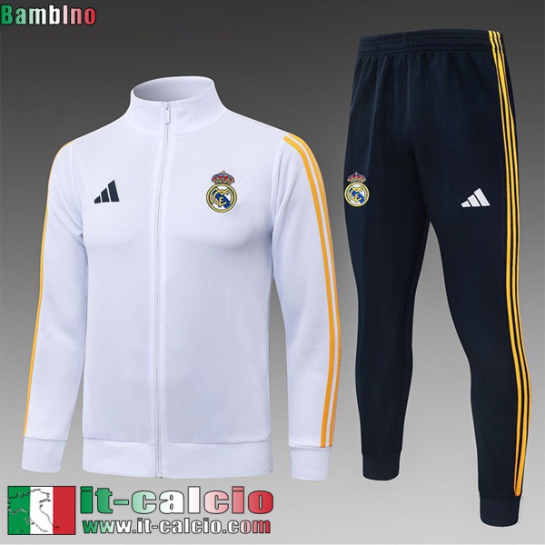 KIT: Full-Zip Giacca Real Madrid Bambini 26 27 C1361