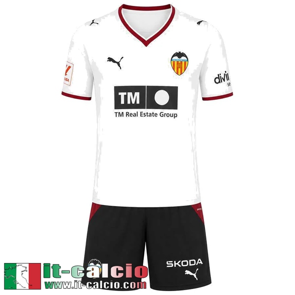 Maglie Calcio Valencia Prima Bambini 26 27