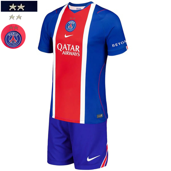 Maglia Calcio PSG 2-stelle Prima Bambini 26 27