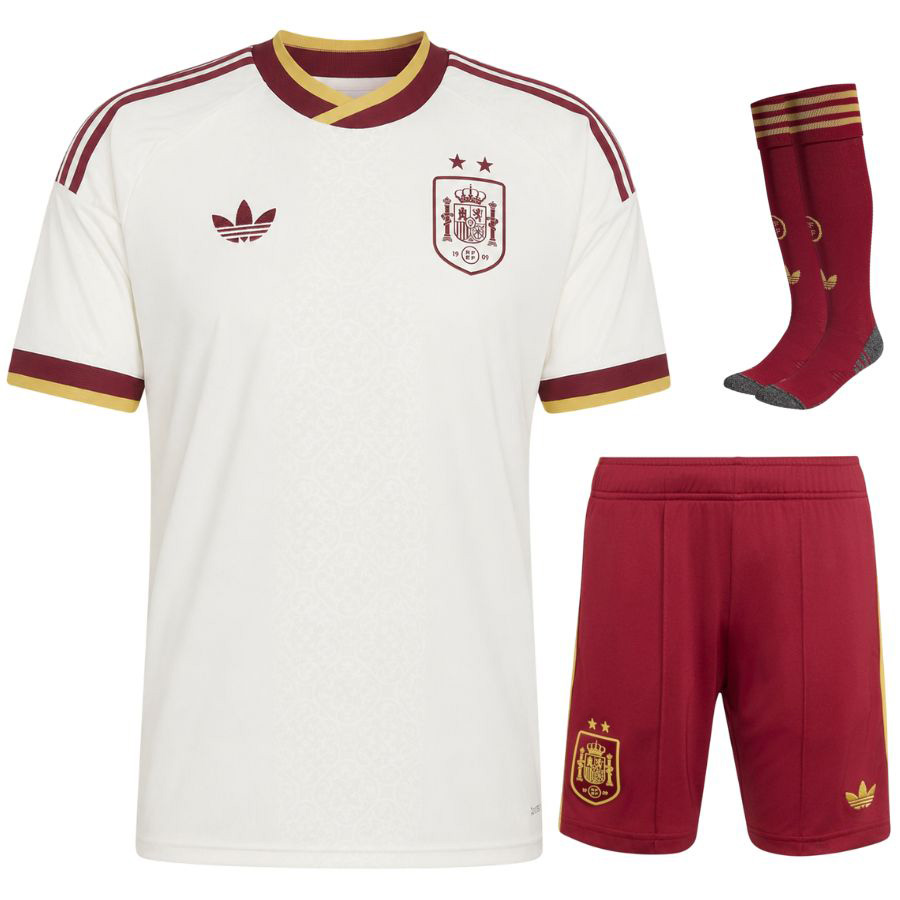 Maglie Calcio Spagna Seconda 2-stelle Bambini Coppa del Mondo 2026 Maglie Calcio Spagna Seconda 2-stelle Bambini Coppa del Mondo 2026