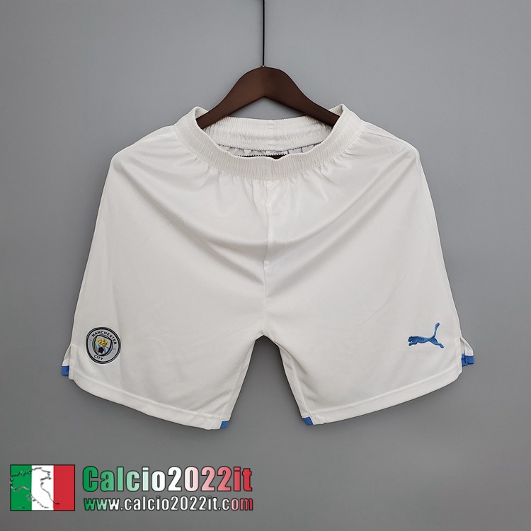 Manchester City Pantaloncini Calcio bianca Uomo 2021 2022 DK79