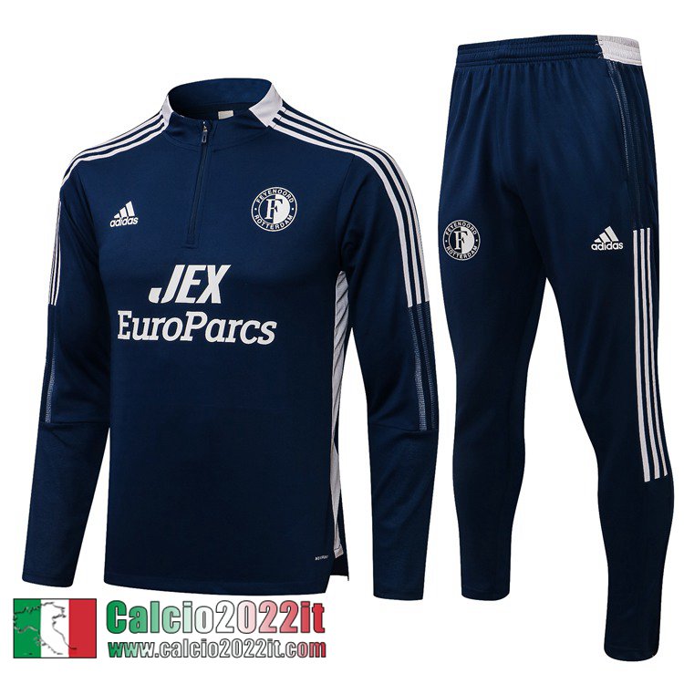 Feyenoord Rotterdam Tute Calcio blu navy Uomo 2021 2022 TG132
