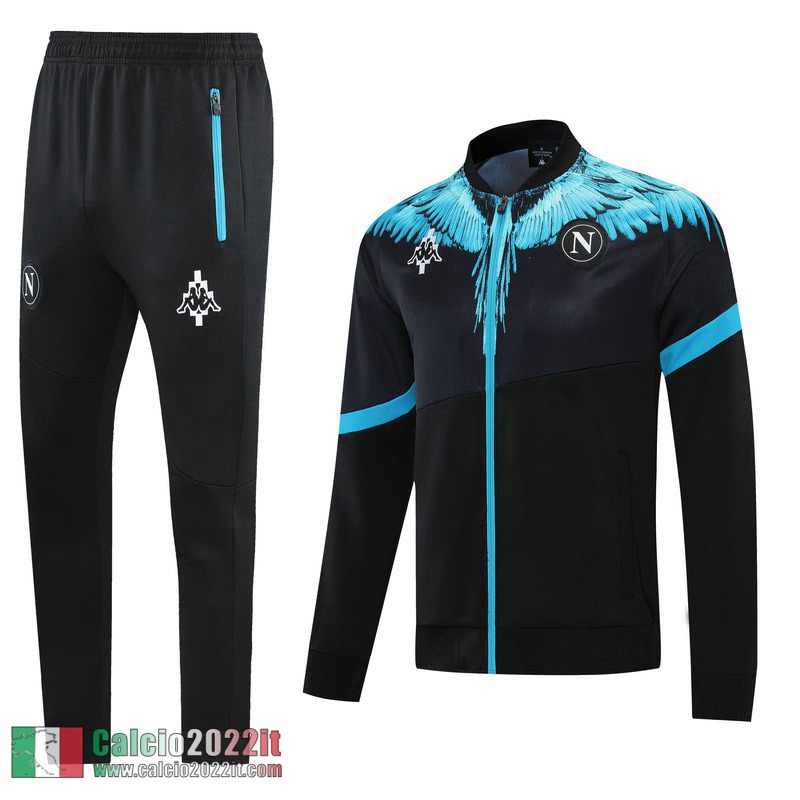 SSC Napoli Full-Zip Giacca nero 2021 2022 JK45