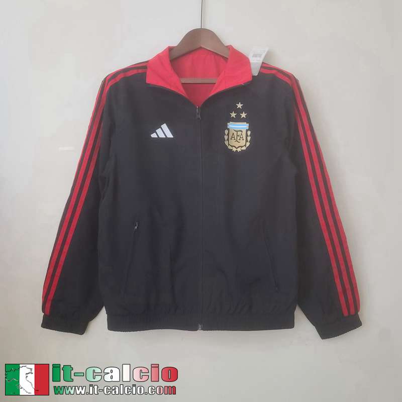 Giacca a vento Cappuccio Argentine nero Uomo 2022 2023 WK242
