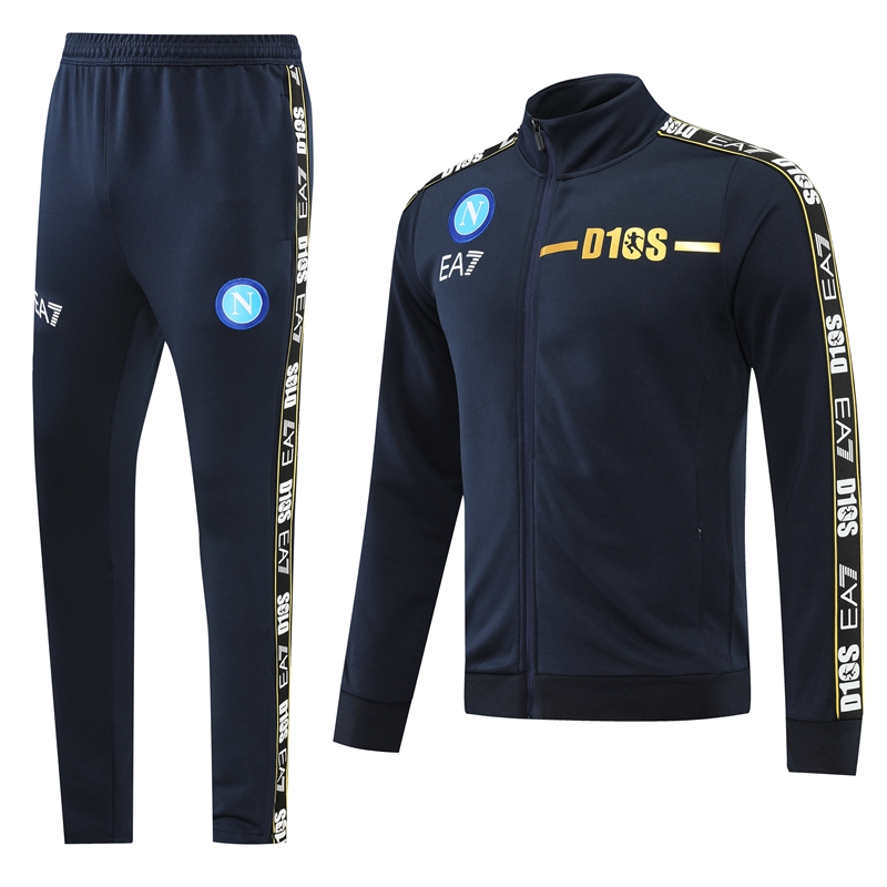Napoli Full Zip Giacca blu Uomo 2022 2023 JK436-2