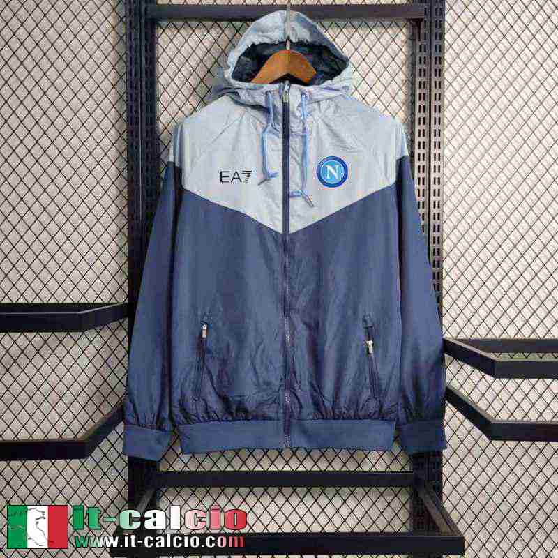 Napoli Giacca a vento blu Uomo 2023 2024 WK343