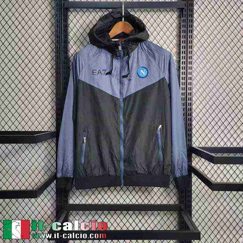 Napoli Giacca a vento blu scuro Uomo 2023 2024 WK348