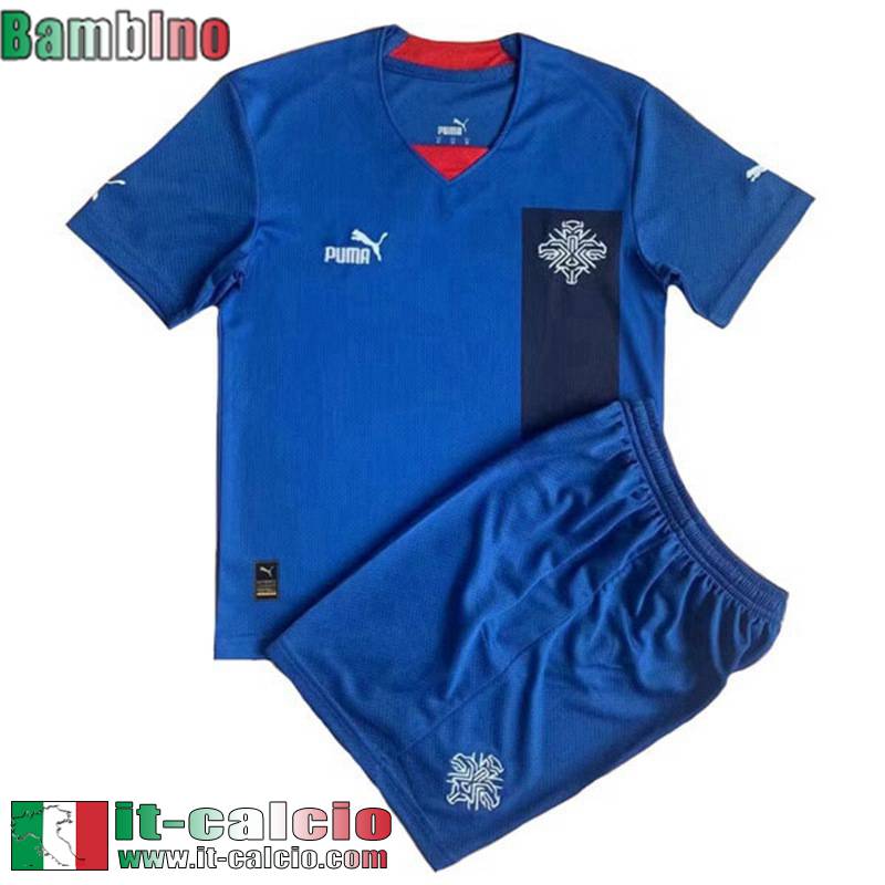 Islanda Maglia Calcio Prima Bambini 2022
